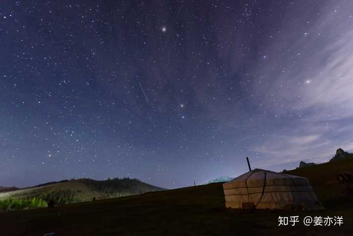 去内蒙古晚上能在草原上看星空吗?