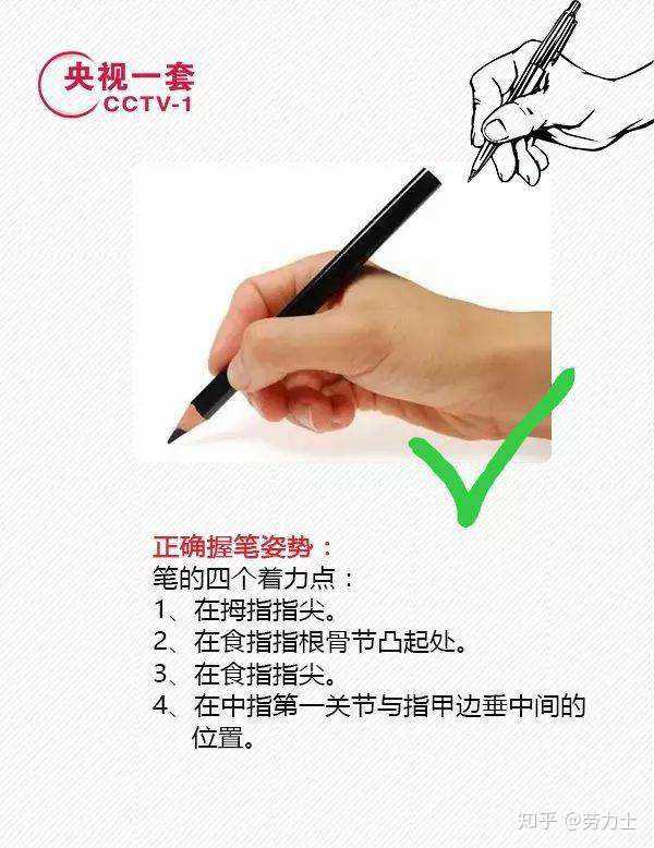 因为有些人拿笔过程中用劲太大,会一直相互接触,导致正确握笔姿势发生