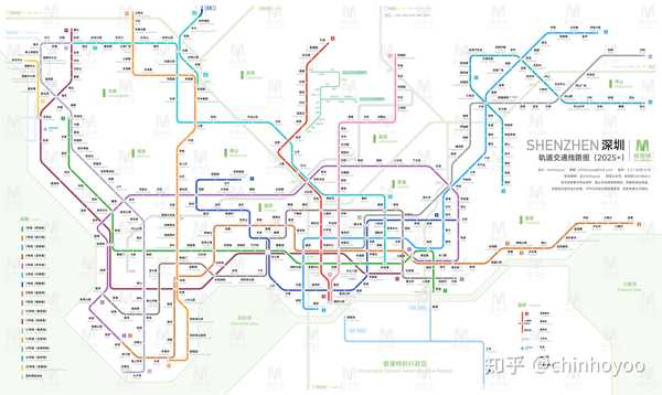 上新啦:深圳地铁四期调整线路图