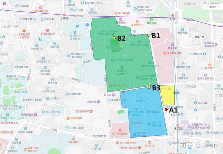 南京大学周边图