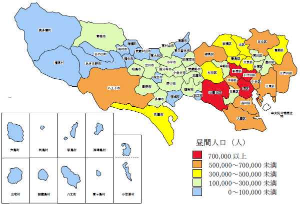 多摩地区大致有30万左右的昼间人口,与此相配的,放一下多摩モノレール