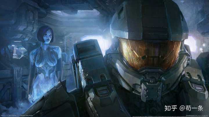 就是奢呗…… 士官长与cortana 人机虐恋 撑起我童年的英雄和女神