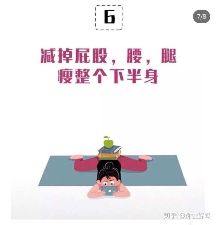 6用青蛙趴到方式可以减掉屁股,腰,腿可以瘦整个下半身