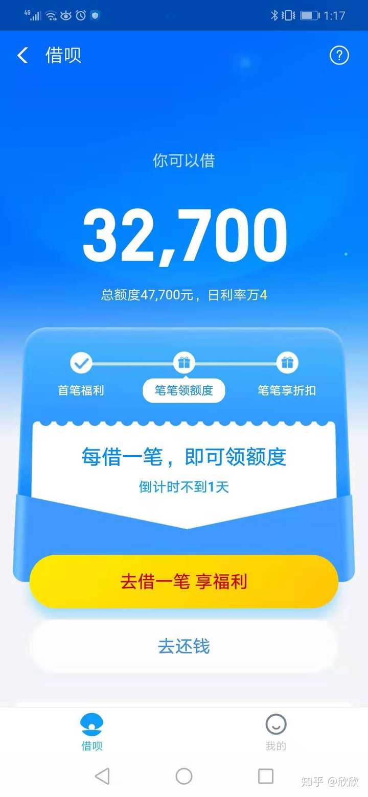 你们的借呗额度多少?