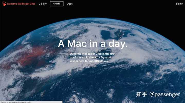dynamicwallpaper.club/ 为 macbook 提供动态壁纸.