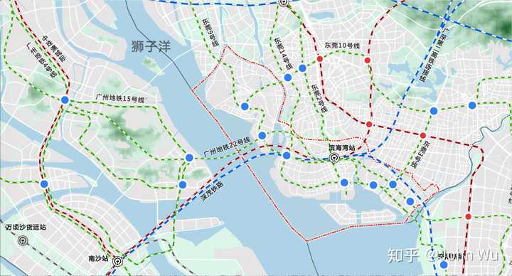 广州南沙区地铁 4 号线延长线为何不穿过珠江(跨江隧道)直接与东莞