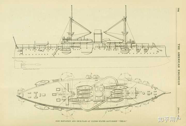 美国第一代德克萨斯号和缅因号是铁甲战列舰还是装甲巡洋舰?
