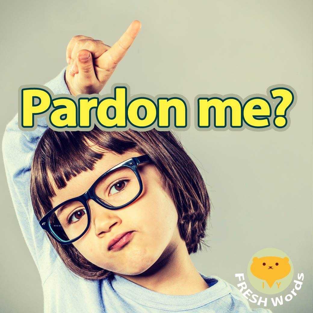 而想请对方再说一次时,最常使用的说法是 "pardon (me)?