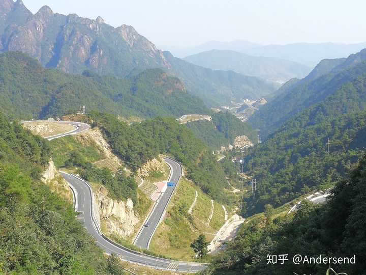 怀玉山盘山公路