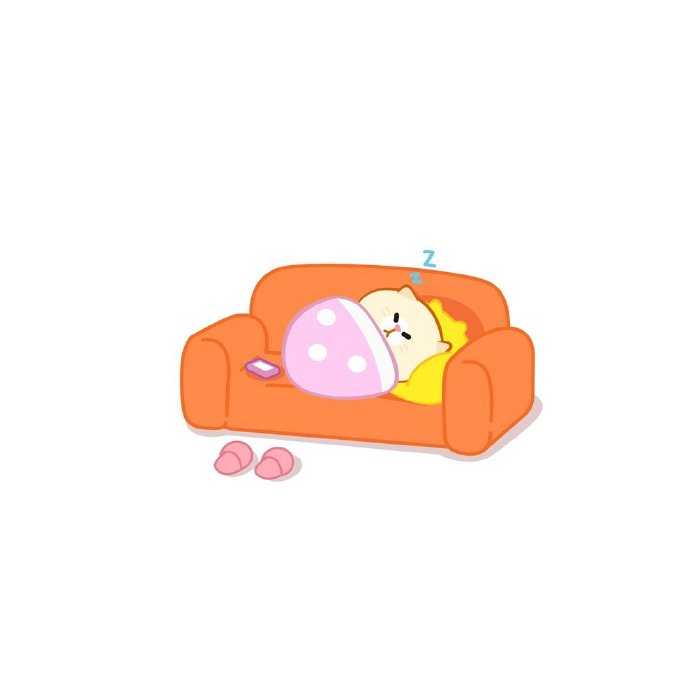 呼呼大睡的情侣头像zzz