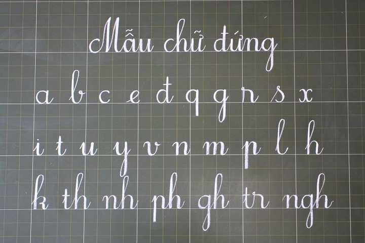 同样用拉丁字母,不过越南人和美国人的手写是不同的.