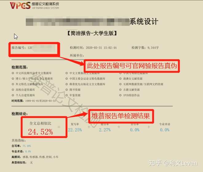 有个小技巧,无论是什么查重系统的报告单,无论报告单上给出几个百分比