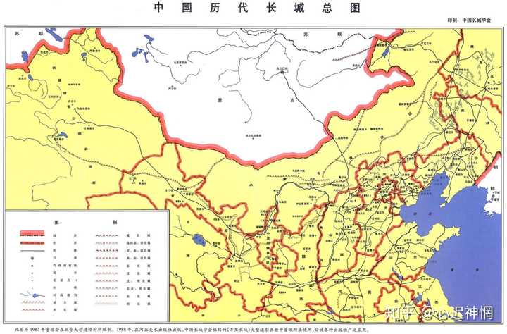 4,北边, 人造长城,也是黄图高原和内蒙古高原的分界