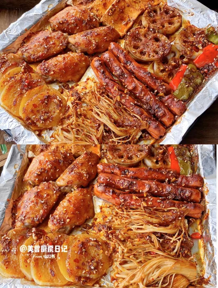 自制烧烤(来源小红书:美言厨房日记)