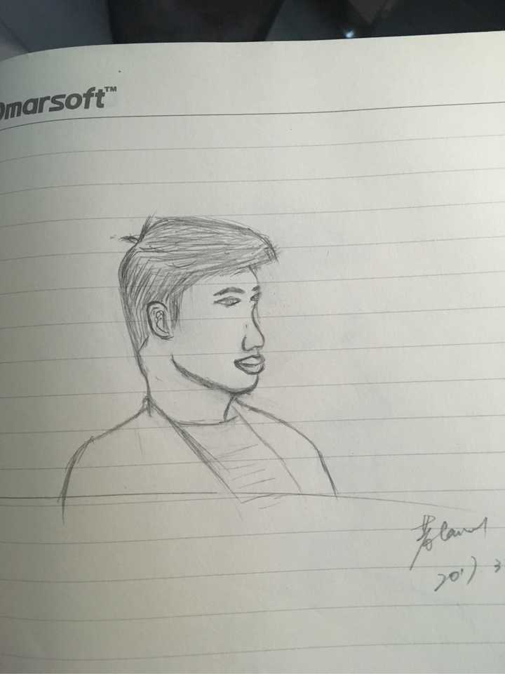 能晒晒你的自画像吗?