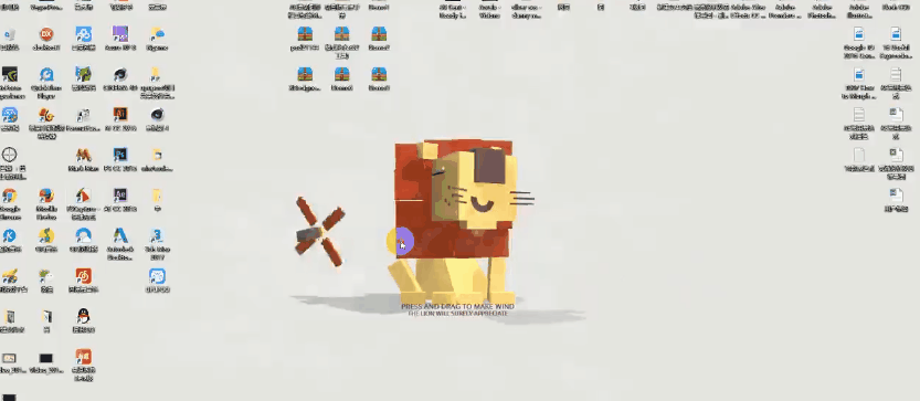 huoying video desktop upupoo 动态桌面 sao(刀剑神域)风格的桌面