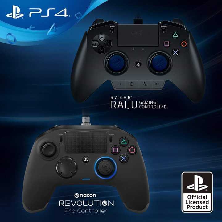 索尼目前为止认证了两款第三方ps4手柄,分别是nacon的revolution pro