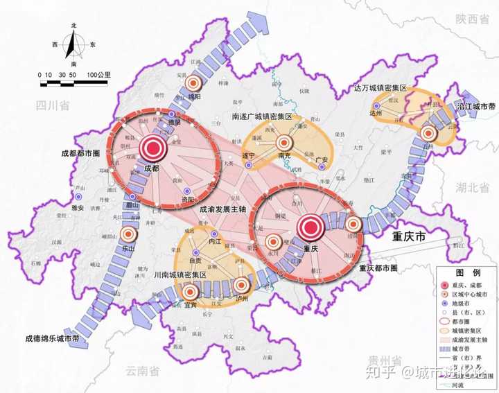 成渝会在未来发展成为长三角珠三角京津冀那样的城市群和经济枢纽吗