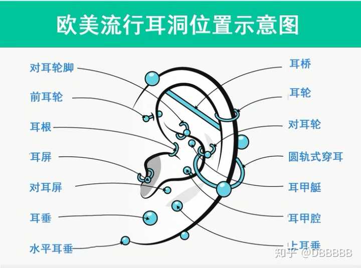 打耳骨钉可以打在什么位置