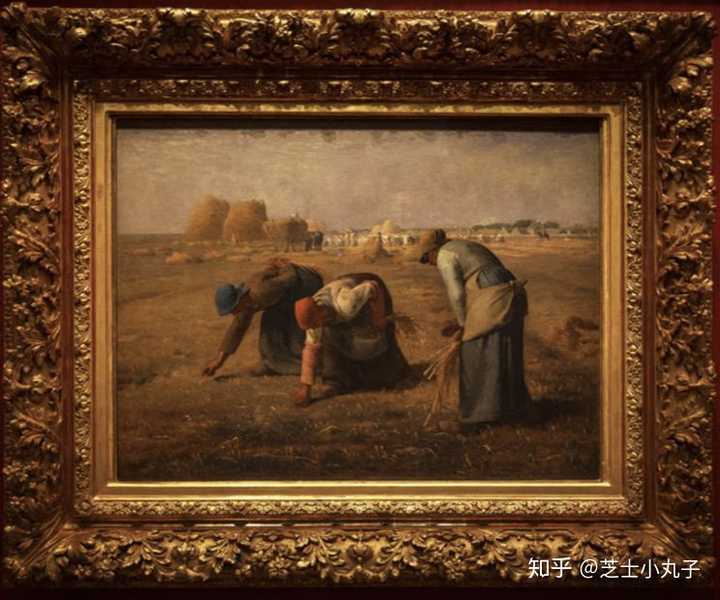 米勒《拾穗者》中"英雄史诗般的崇高"不知迷倒了多少人.