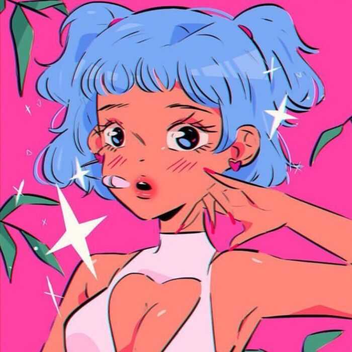 有哪些闪闪亮亮,少女又酷飒的女生头像闺蜜头像?