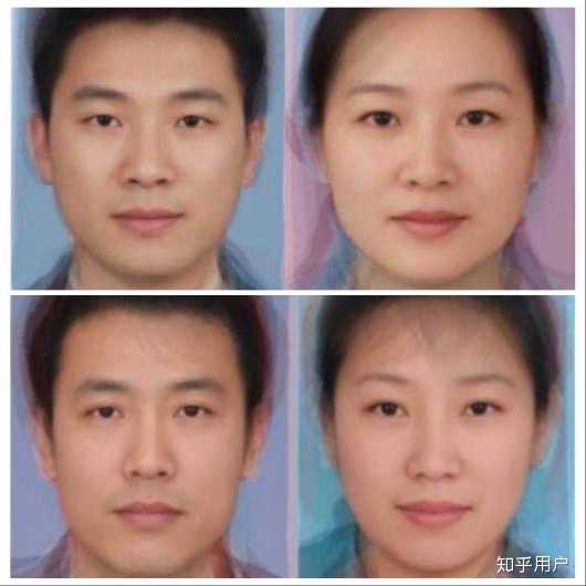 上:长江流域平均脸;下:黄河流域平均脸