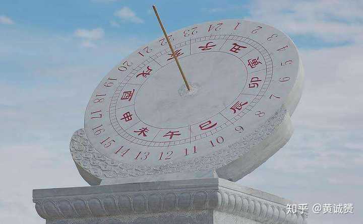 只要严格将盘面对准所在地点天赤道的日晷,就能够准确测定真太阳时,无