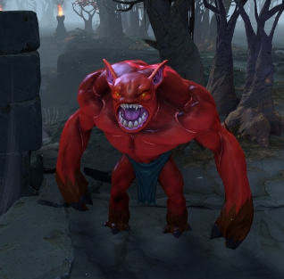 关于dota2中野怪的技能释放问题?