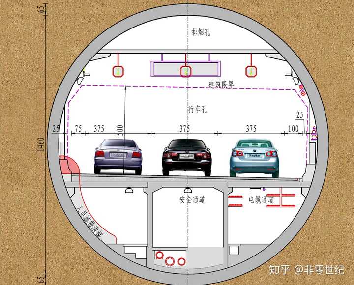 盾构施工方法的圆形结构隧道