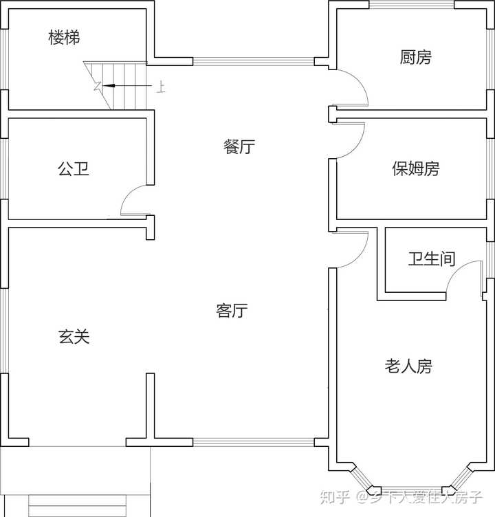 浙江农村地区建房,宅基地大小约为110-120平方米,愿知乎里的朋友帮我