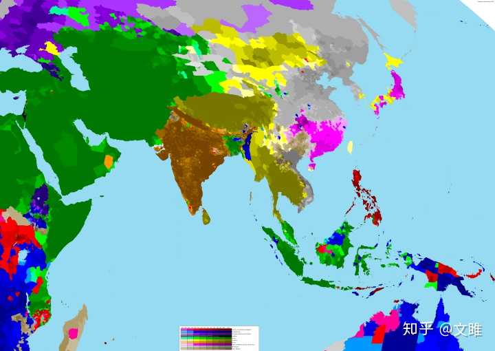 (世界宗教地图:亚洲↑)