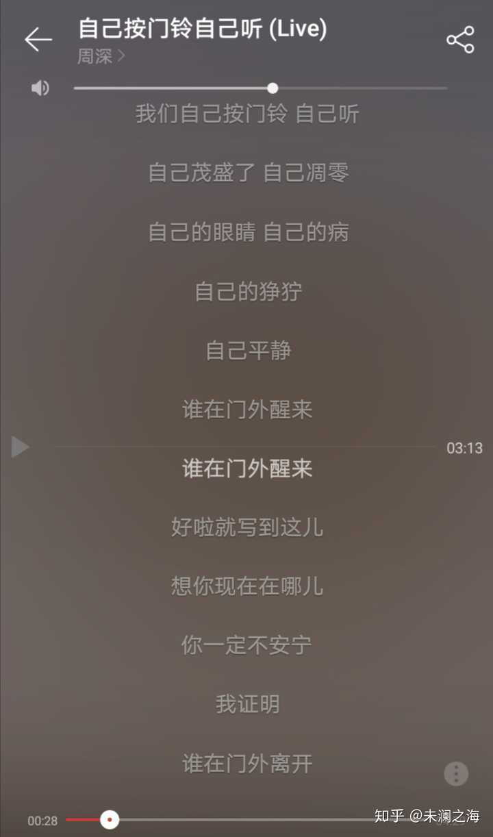 周深歌手第十期《自己按门铃自己听》歌词表达了什么含义?