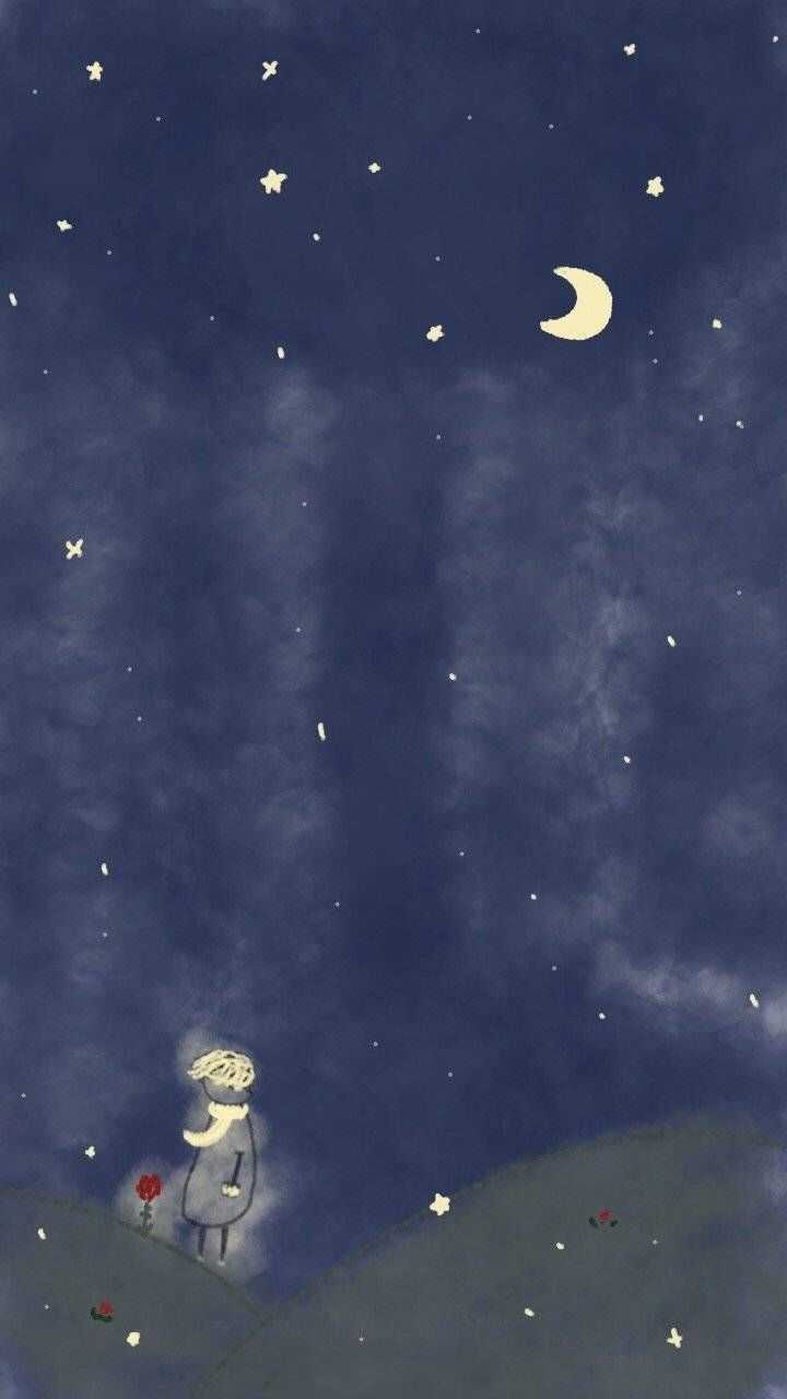 可以分享适合深夜玩手机的壁纸吗?
