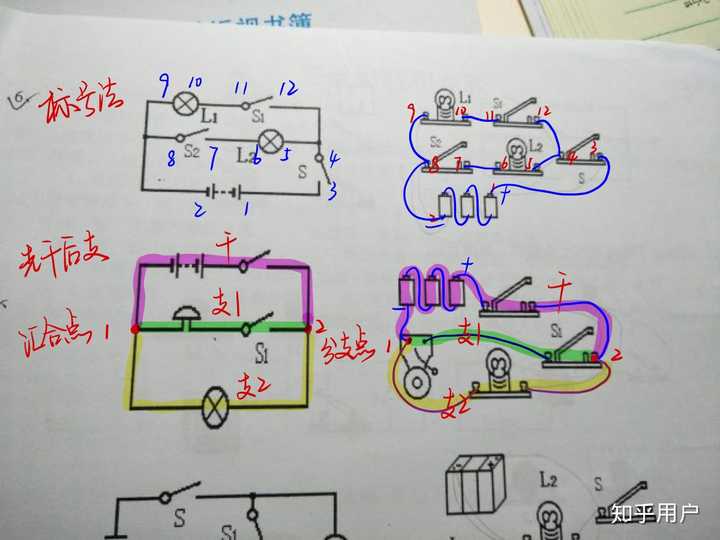 怎么看初中物理电路图?