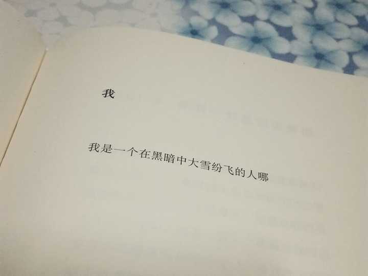 有没有一句诗让你觉得绝望和孤独?