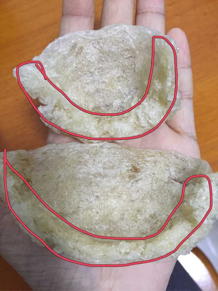 第一次买燕窝,麻烦各位大神帮忙看看燕窝是否刷胶(浆)
