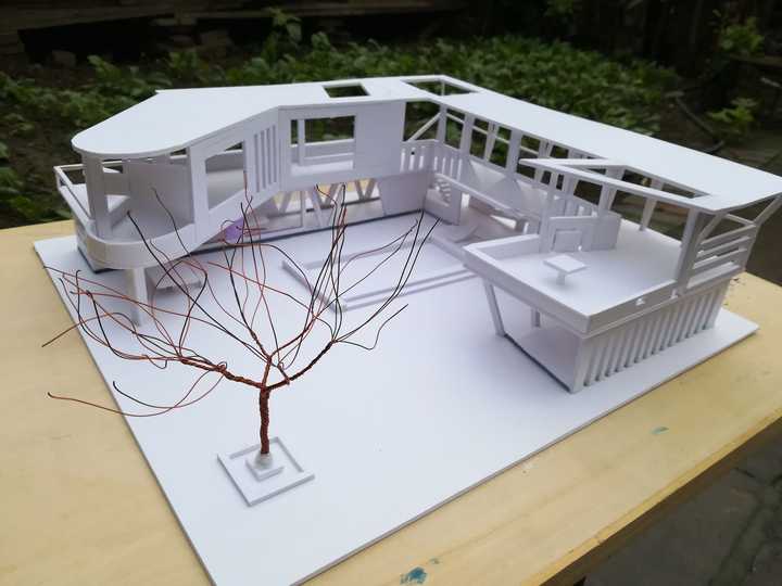 建筑系的学生都是怎么学会制作建筑模型的?