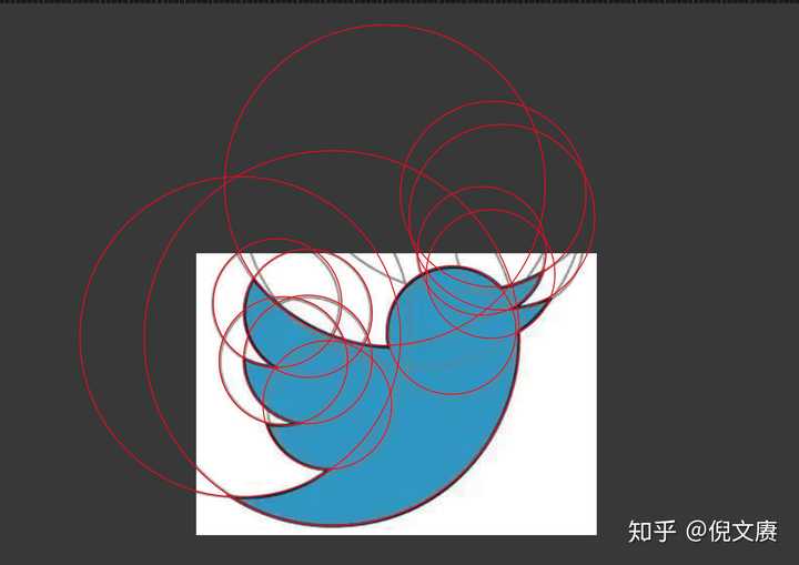 怎样在ai中用圆形把logo切出来或者画出来?