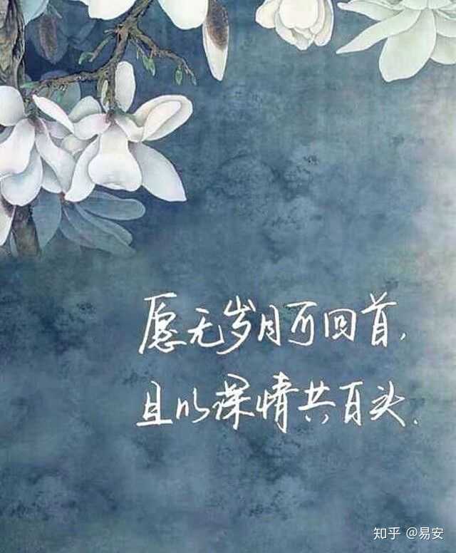 并且带着对你深深的情意和你一起白头到老