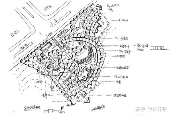 张开银 的想法: 网课学员作业:浙林快题台地园设计 - 知乎