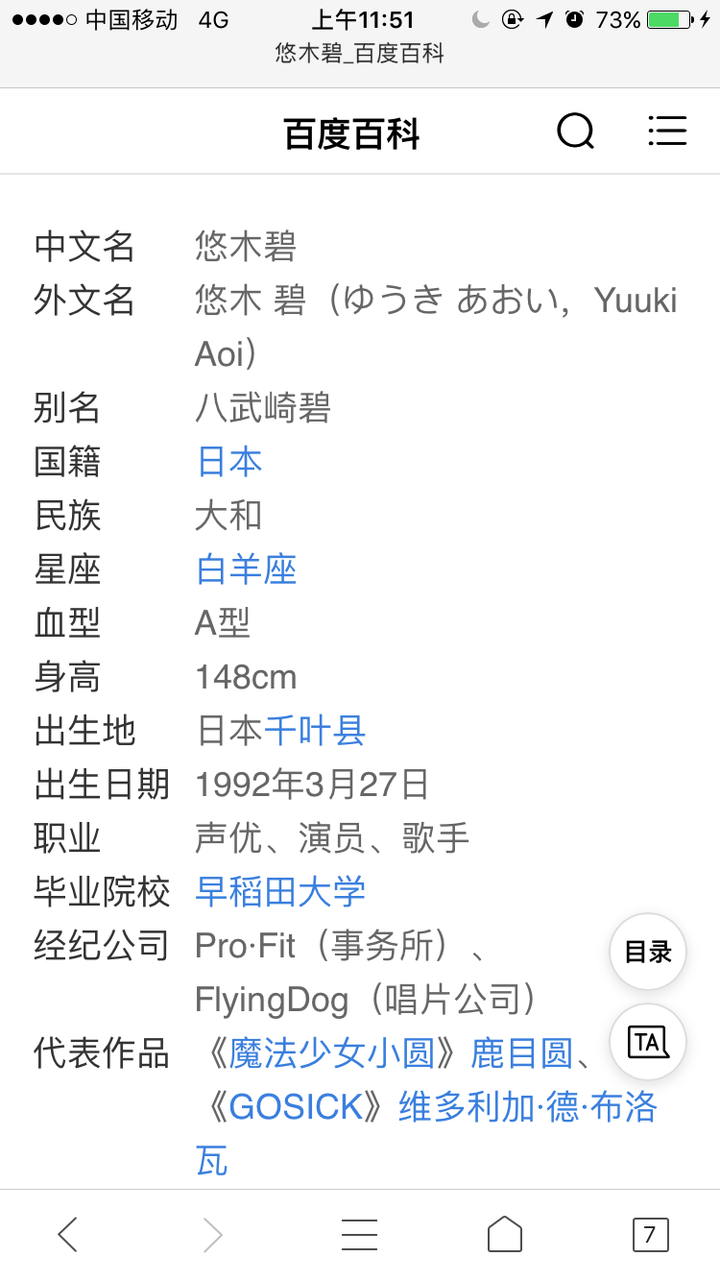 悠木碧 日本著名声优 92年生人「应该已经停止发育」 身高148cm