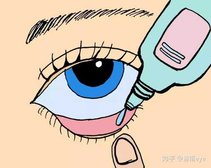 滴完眼药水用手指按住眼与鼻之间的位置,防止药水顺鼻泪管流入鼻腔,闭