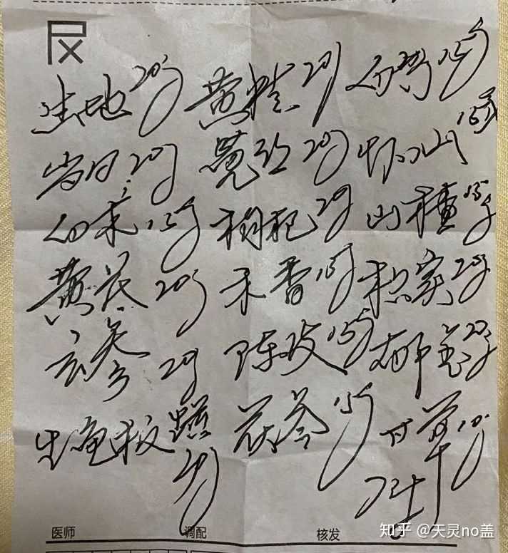 如何辨认医生写的处方(中药)?