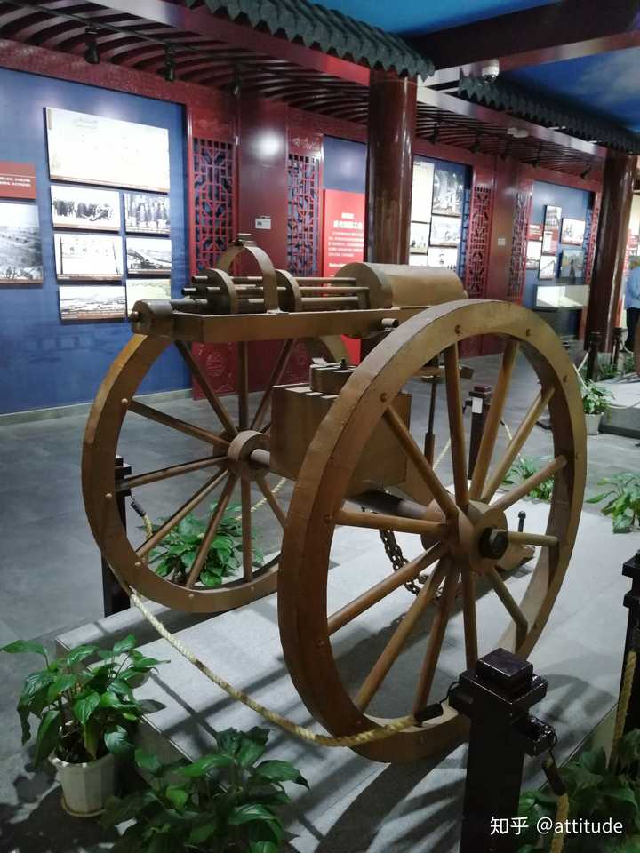 当时淮军就装备加特林了.