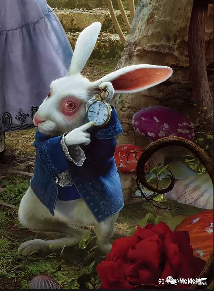 《爱丽丝漫游奇境》中的兔子先生,创作于1862年.
