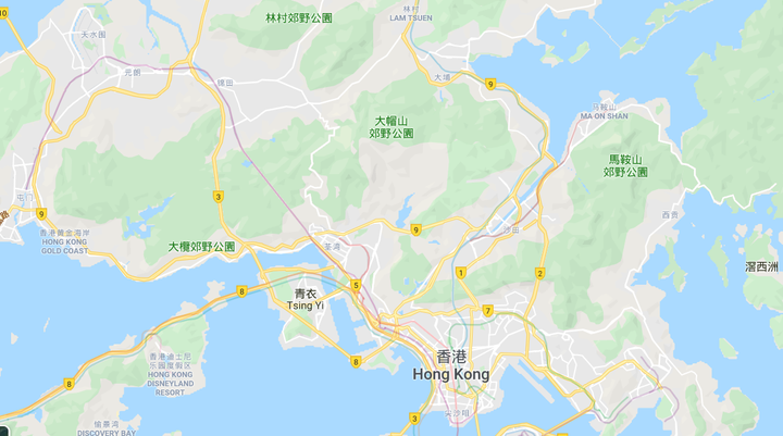 香港新界东西交通远远不如新界与九龙和港岛,尽管新界住了一半的香港