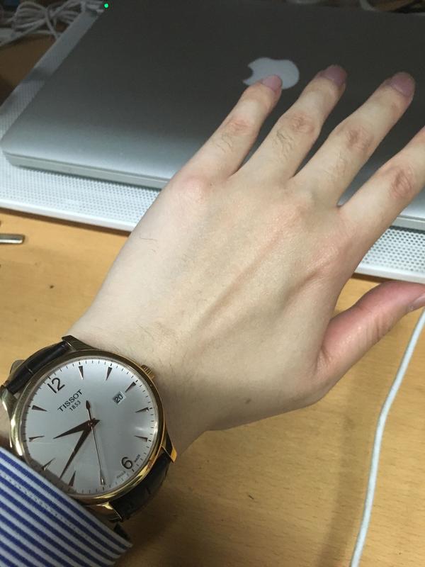 白加细长的女生的手!
