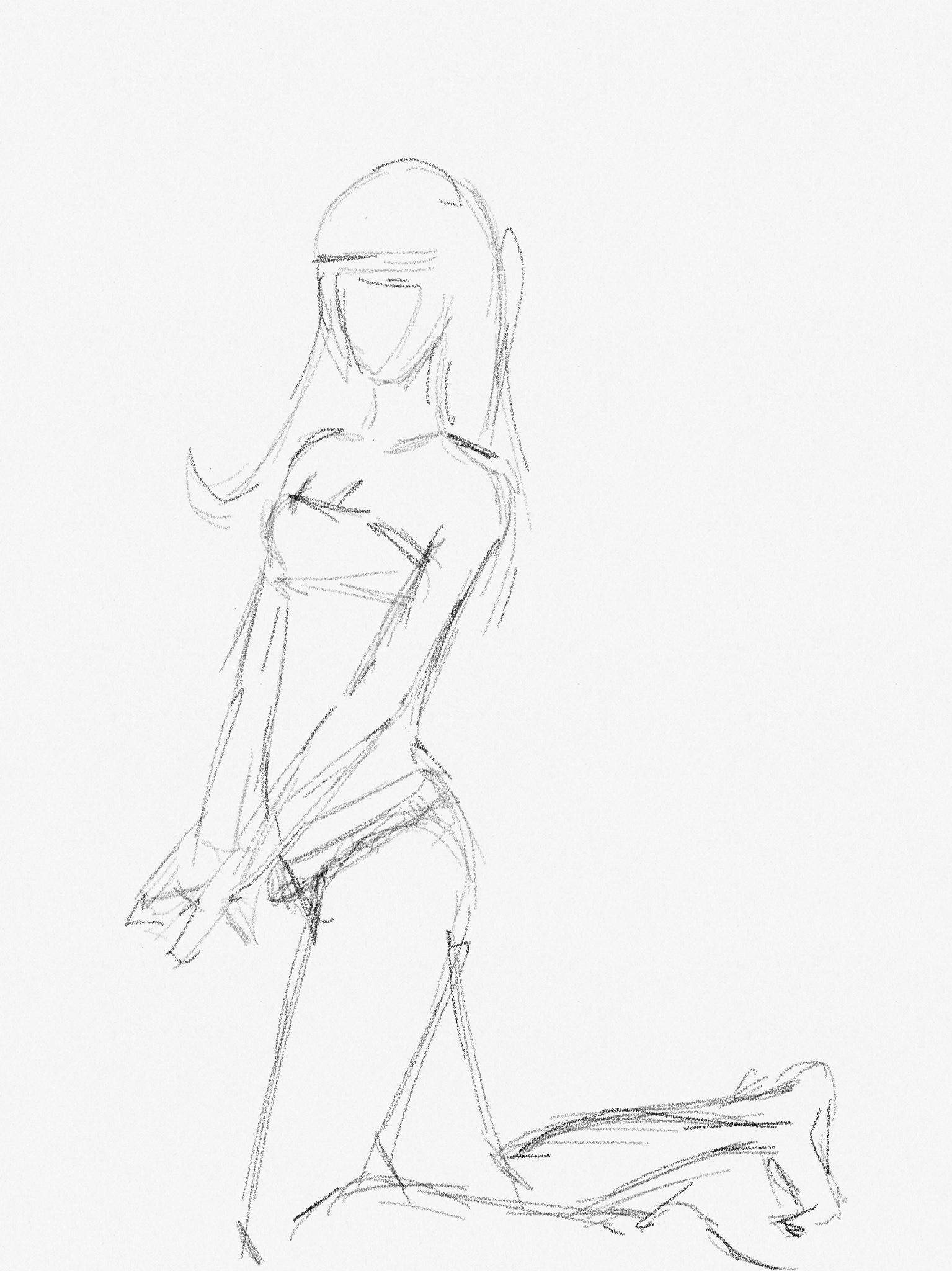 sketches 上的人形练习