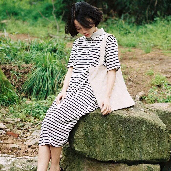 有什么<em>合适</em>齐耳<em>短发少女穿</em>的连身裙(得过膝,有