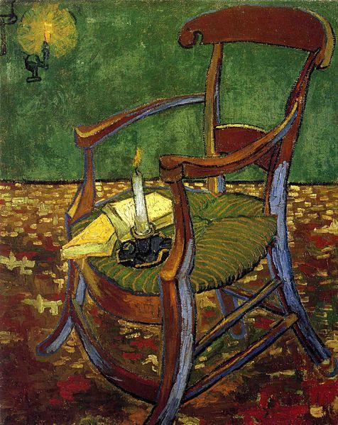 paul gauguin"s arm chair 1888(高更的椅子-梵高作)